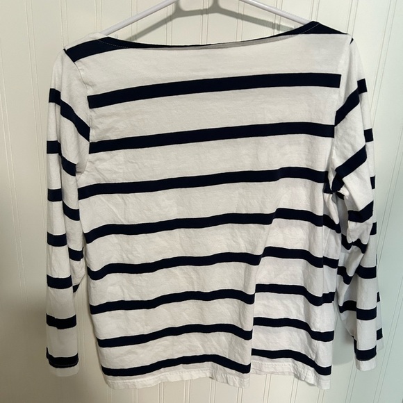 J CREW - three quarter sleeve boatneck tee for Women - Picture 4 of 5